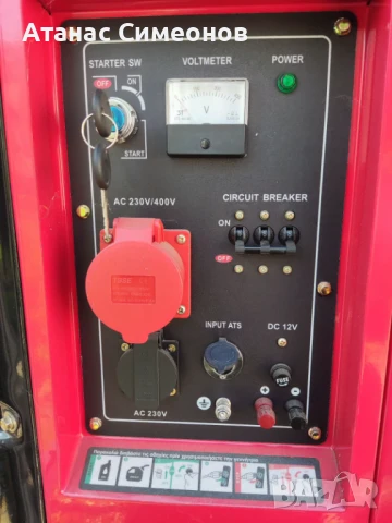 Трифазен дизелов генератор KUMATSUGEN GP8000MAT, 6.6 kW, снимка 2 - Други машини и части - 51097379