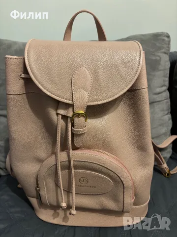 Раница от естествена кожа