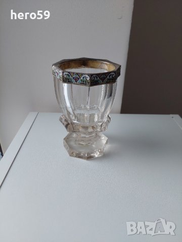 Стара Руска чаша с емайл-сребро 88/сребърна сребърни сребърно,злато/, снимка 2 - Антикварни и старинни предмети - 40112071