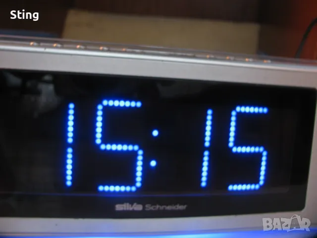 SILVA SCHNEIDER Часовник LCD + Аларми + Радио FM / AM