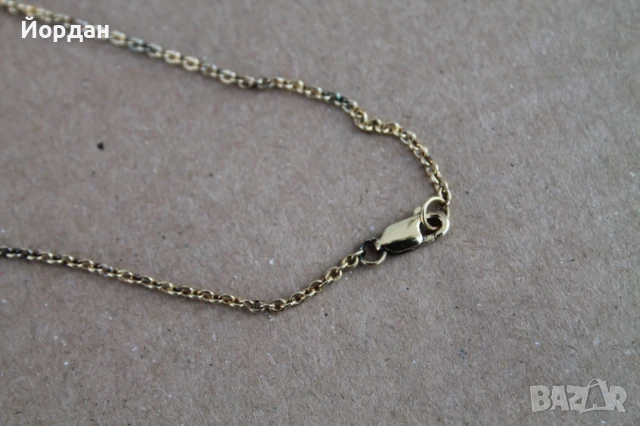 Сребърно колие с позлата /камъните са топаз и кварц/, снимка 8 - Колиета, медальони, синджири - 50772233