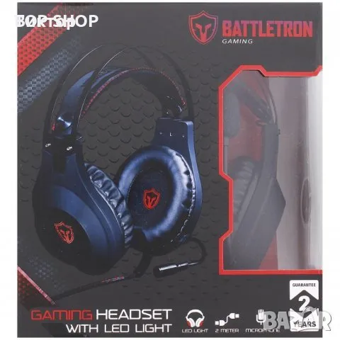 Геймърски слушалки за PS4 Battletron Gaming-Headset, снимка 4 - Аксесоари - 48657228