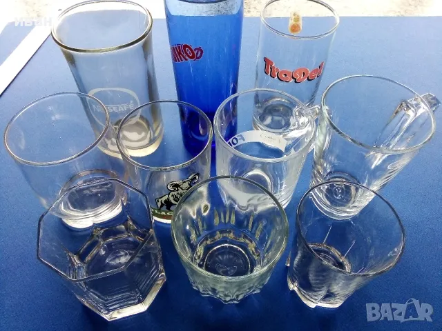 Лот стъклени чаши 10бр.