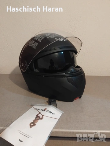 Каска за мотор "Moto- Helmets" , снимка 4 - Спортна екипировка - 53415353