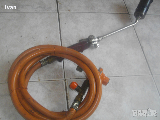 Газова Горелка 510мм С Маркуч/Вентил За Ремонтни Дейности/Хидроизолации/Покриви-Старо Качество-EXACT, снимка 11 - Други инструменти - 44921701
