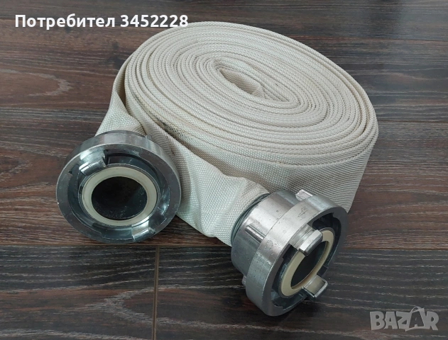 пожарен маркуч с накрайници нов 20метра