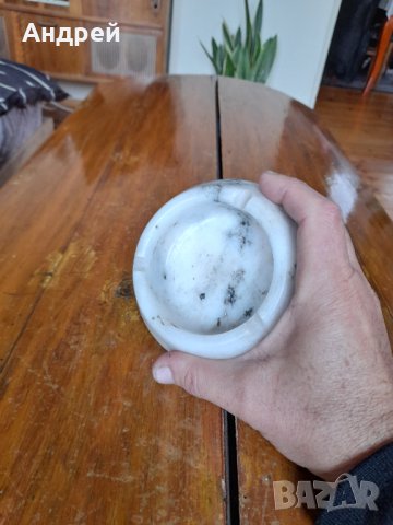 Стар Мраморен пепелник #6, снимка 4 - Антикварни и старинни предмети - 38760498