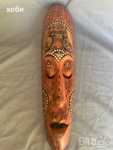 африканска маска, снимка 2 - Антикварни и старинни предмети - 51265925