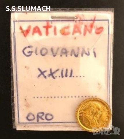  Златна монета Италия Ватикана, снимка 3 - Нумизматика и бонистика - 44686854