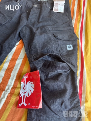 Нов работен дънков карго панталон Engelbert Strauss, снимка 2 - Панталони - 52388970