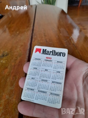 Календарче Marlboro 1993, снимка 2 - Колекции - 40290745