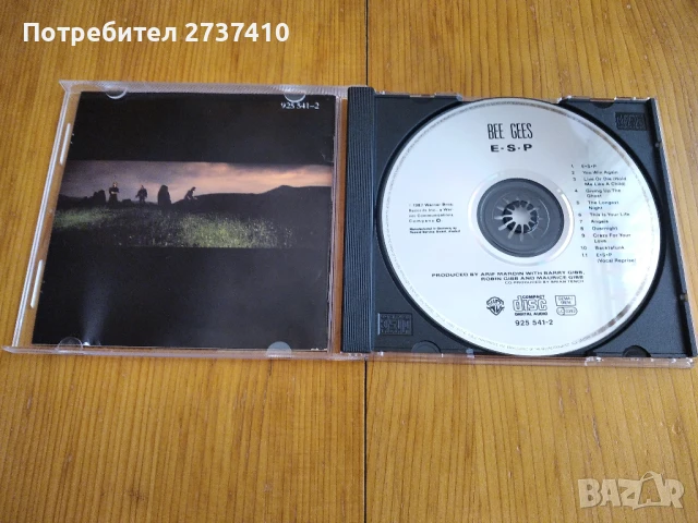 BEE GEES - E S P 12лв оригинален диск, снимка 2 - CD дискове - 50936708
