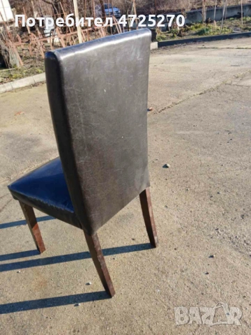 Трапезни кожени столове, снимка 2 - Столове - 53478785