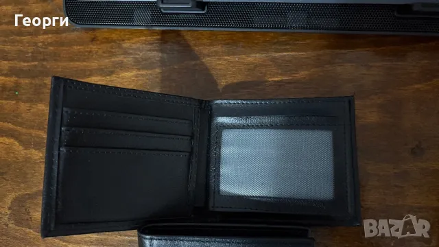 Черно мъжки портфейл, снимка 2 - Портфейли, портмонета - 49048867