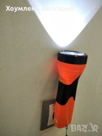 LED фенер до 150 метра презареждащ се в контакт, снимка 5 - Лед осветление - 42493812