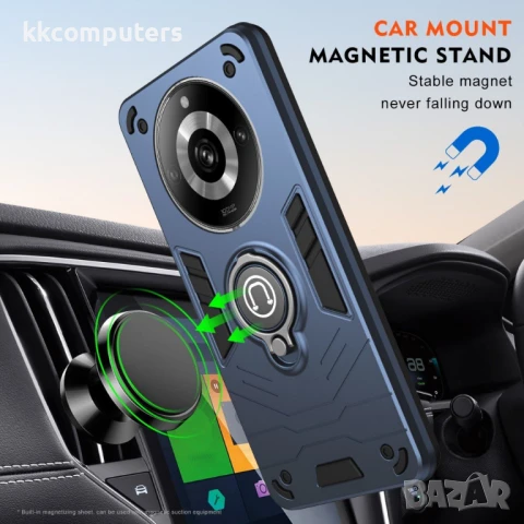 Realme 11 Pro+ / 11 Pro 5G Удароустойчив Калъф с Пръстен Стойка и Скрийн Протектор, снимка 7 - Калъфи, кейсове - 50513773