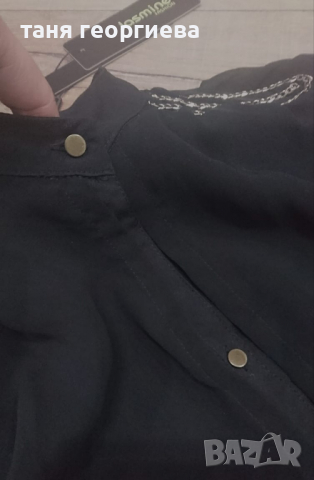 елегантна дамска риза с лъскави елементи, снимка 2 - Ризи - 36162818