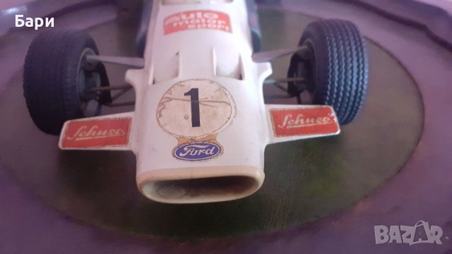 Рядка играчка състезателна кола на SCHUCO 356 175, Brabham Ford Formula 1, снимка 10 - Други ценни предмети - 41564899