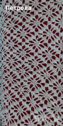 Красив и ефектен плетен шал-наметка, нов, много голям, снимка 3 - Шалове - 36981678