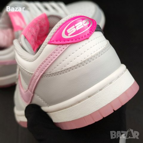 Nike Dunk Pink Нови Дамски Обувки Розови Сиви Маратонки Размер 37 37.5 Номер 23.5см Стелка Женски, снимка 6 - Маратонки - 41421444