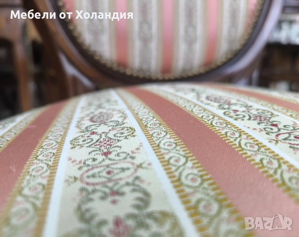 Кресло Луи XVI "медальон", снимка 7 - Дивани и мека мебел - 52377792