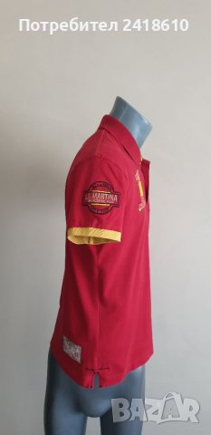 La Martina IBIZA Pique Cotton Slim Fit Mens Size S ОРИГИНАЛНА Тениска!, снимка 10 - Тениски - 41729317