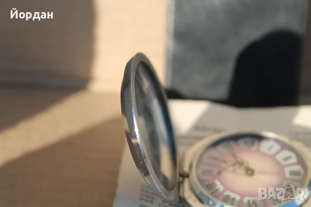 СССР джобен часовник ''Молния'' 18 камъка, снимка 9 - Мъжки - 49405041