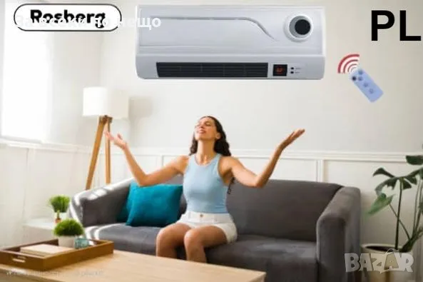 Мобилен климатик /керамична печка, снимка 1