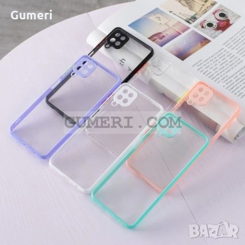 Samsung Galaxy A12 - Хибриден Гръб със Защита за Камерата , снимка 14 - Калъфи, кейсове - 34841712