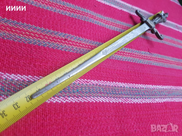 Ритуална рицарска кама кинжал, снимка 4 - Антикварни и старинни предмети - 53432289