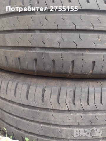 Гуми размер 185/65/R 15 марка Continental eco contact грайфер около 6 милиметра нямат наранявания., снимка 2 - Гуми и джанти - 52668410