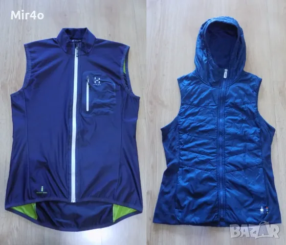 елек haglofs/smartwool горнище суичър яке худи туризъм дамски оригинал L/M