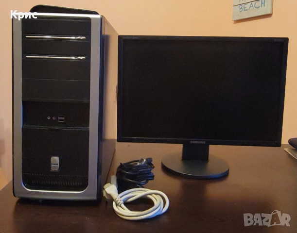 PC с монитор Samsung, 1ТB памет