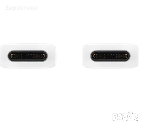 Кабел за пренос на данни и зареждане USB-C - USB-C Samsung EP-DA705, 25W, 1 м, цвят: бяло, снимка 3 - Селфи стикове, аксесоари - 49351077