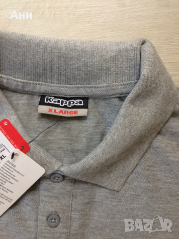 Мъжка тениска Kappa с яка XL размер., снимка 2 - Тениски - 51540791