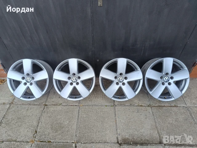 ОРИГИНАЛНИ джанти 17' цола 5x112 57,1 VW / Фолксваген АУДИ Сеат Шкода, снимка 5 - Гуми и джанти - 51238366