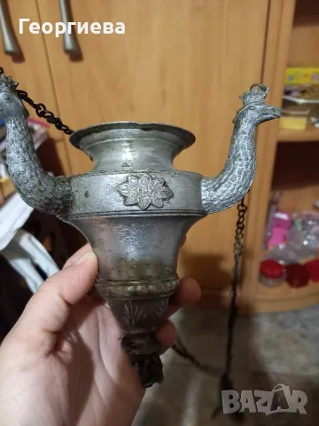 Две кандила от алуминий , снимка 9 - Антикварни и старинни предмети - 49497099