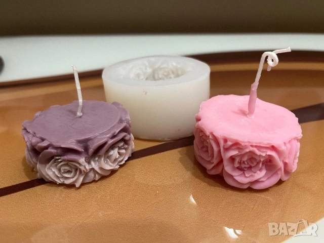 Силиконови молдове за свещи и изделия от шоколад, снимка 7 - Декорация за дома - 53484856