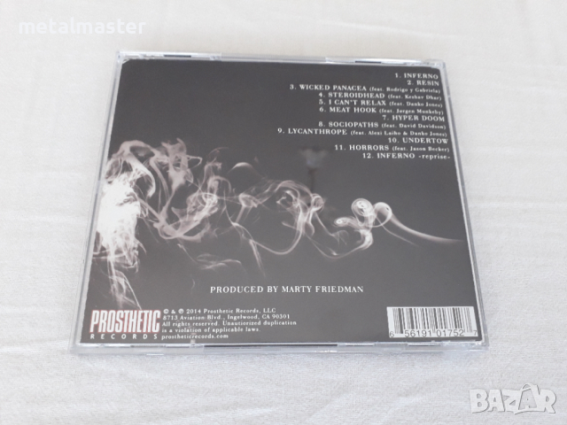 Marty Friedman - Inferno (2014), снимка 5 - CD дискове - 36306554