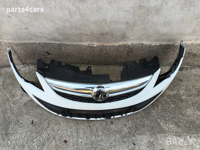 предна броня за опел корса д фейслифт маска решетки халогени OPEL CORSA D, снимка 4 - Части - 53729999