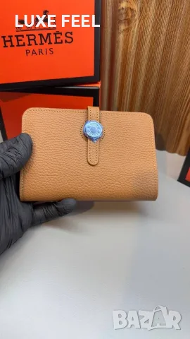 Hermes ⚜️ Естествена Кожа ⚜️ Дамски Протмонета , снимка 5 - Портфейли, портмонета - 55709491