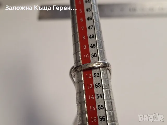Сребърен пръстен 6,5гр., снимка 3 - Пръстени - 56178948