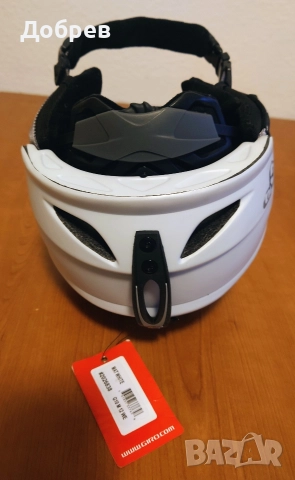 Giro каска за зимни спортове, размер М, като нова, Giro G10 M12 бяла мат, снимка 3 - Зимни спортове - 52876536