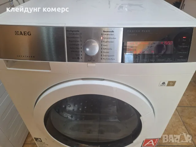Сушилня с термопомпа AEG PROTEX PLUS 8кг. А+++, снимка 3 - Сушилни - 55800577