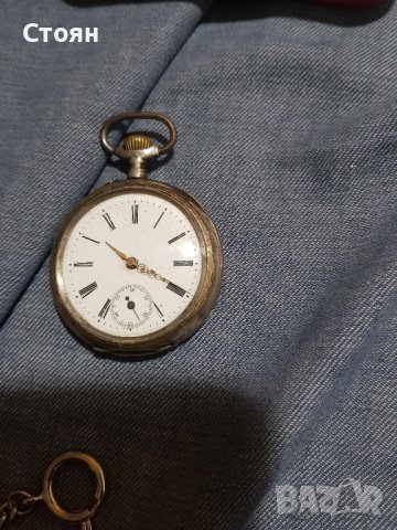 MINERVA джобен сребро 800 проба, снимка 4 - Антикварни и старинни предмети - 39646389