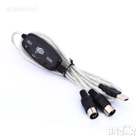 MIDI-USB интерфейсен кабел адаптер, снимка 2 - Други - 48038276