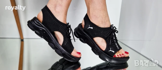 Puma черни дамски сандали , снимка 12 - Сандали - 51224442