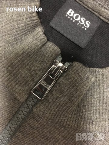 '' Hugo Boss ''оригинален мъжки суичер Л размер, снимка 4 - Суичъри - 35988463