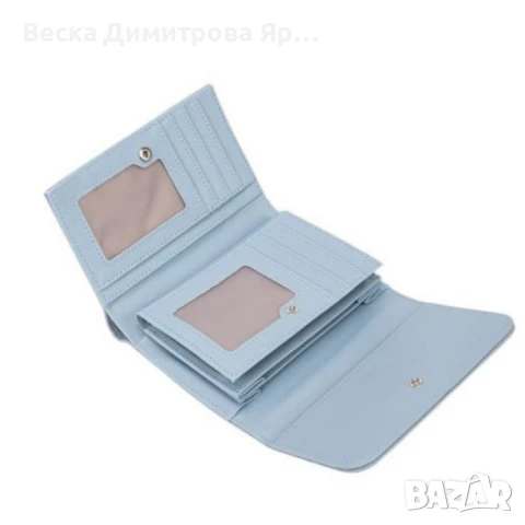 Дамско елегантно портмоне с подаръчна кутия – компактен размер и стилен дизайн, снимка 2 - Портфейли, портмонета - 50498672