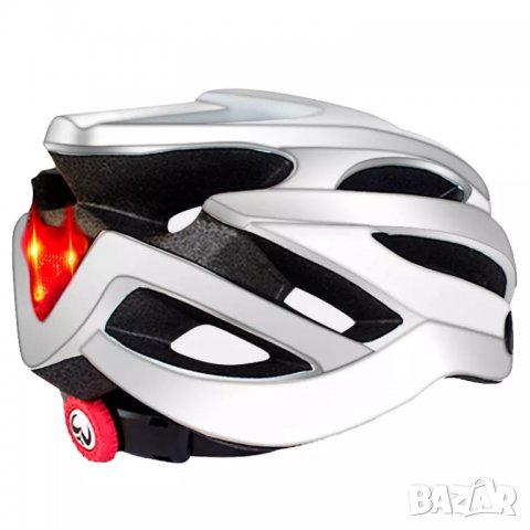 Умна каска за велосипед с LED светлина, каска за колело със стоп светлина, каска за колоездене, шлем
